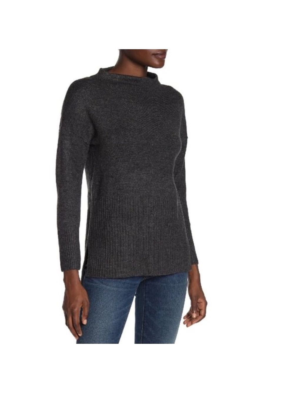 Olivia Sky Mock Neck Knit Tunic